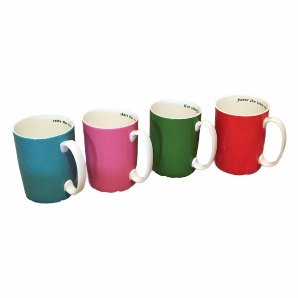 KATE SPADE New York “Say The Word” coffee mug set